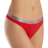 Calvin Klein QD3539 Radiant Cotton Thong MEDIUM Red - Better Bath and Beauty