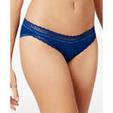 Calvin Klein QF1422 Signature Lace-Trim SMALL Bikini Blue NWT - Better Bath and Beauty