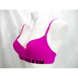 Calvin Klein QF1631 Seamless Logo Demi Lightly Lined Multiway UW Bra 32D Pink - Better Bath and Beauty