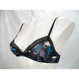 Calvin Klein QF1842 Sheer Marquisette with Lace Unlined Triangle Bra XS X-SMALL Multi - Better Bath and Beauty