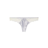 Calvin Klein QF1988 CK Black Enamored Lace Thong XS X-SMALL Winter Mist Mauve NWT - Better Bath and Beauty