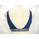 Calvin Klein QF1998 Mesh Strap Logo Stretch Wire Free Bralette Size SMALL Blue NWT - Better Bath and Beauty