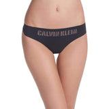 Calvin Klein QF4068 Logo-Waist Laser Thong SIZE XS X-SMALL Black NWT - Better Bath and Beauty
