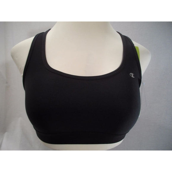 Champion 6715 Absolute Workout II Wire Free Sports Bra LARGE Black NEW WITH TAGS - Better Bath and Beauty