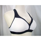 Champion B9373 Molded Cup Wire Free Sports Bra X-LARGE White & Black NWT - Better Bath and Beauty