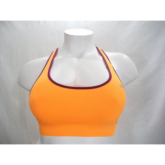 Champion B9504 Absolute Racerback Sports Bra with SmoothTec Band MEDIUM Orange NWT - Better Bath and Beauty