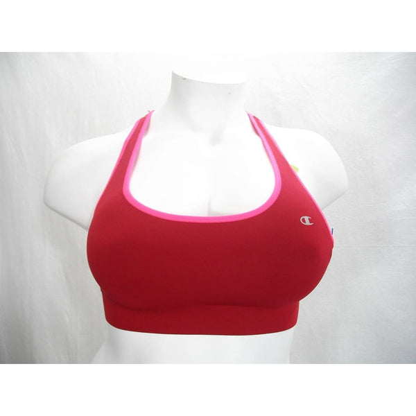 Champion B9504 Absolute Racerback Sports Bra with SmoothTec Band MEDIUM Red
