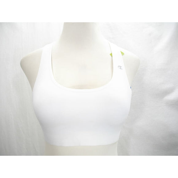 Champion B9504 Absolute Racerback Sports Bra with SmoothTec Band MEDIUM White - Better Bath and Beauty