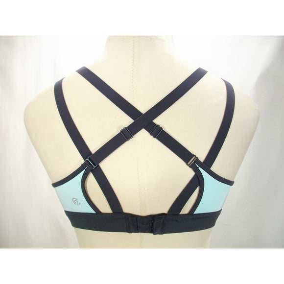 Champion C9 N9689 Power Shape Wire Free Concealer Strappy Sports Bra SMALL Aqua NWT - Better Bath and Beauty