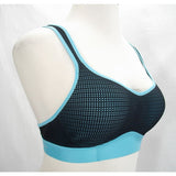 Champion Mesh Overlay Wire Free Sports Bra With SmoothTec Band 36C Gray Aqua NWT - Better Bath and Beauty