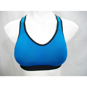 Champion N9642 Concealer Ladder Back Wire Free Bra XL Teal Blue & Black NWT - Better Bath and Beauty