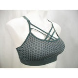 Champion N9687 C9 Strappy Front Cami Wire Free Sports Bra SMALL Deep Pine Green - Better Bath and Beauty