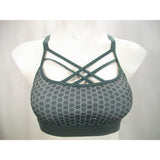 Champion N9687 C9 Strappy Front Cami Wire Free Sports Bra SMALL Deep Pine Green - Better Bath and Beauty