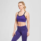 Champion N9753 Seamless Strappy Cami Sports Bra X-SMALL Violet NWT - Better Bath and Beauty