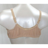 Comfort Choice 27-1111-7 100% Cotton Front Close Wire Free Bra 40DD Nude - Better Bath and Beauty