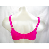Deesse Unlined Lace 3-Part Cup Underwire Bra 42C Bright Pink & Black - Better Bath and Beauty
