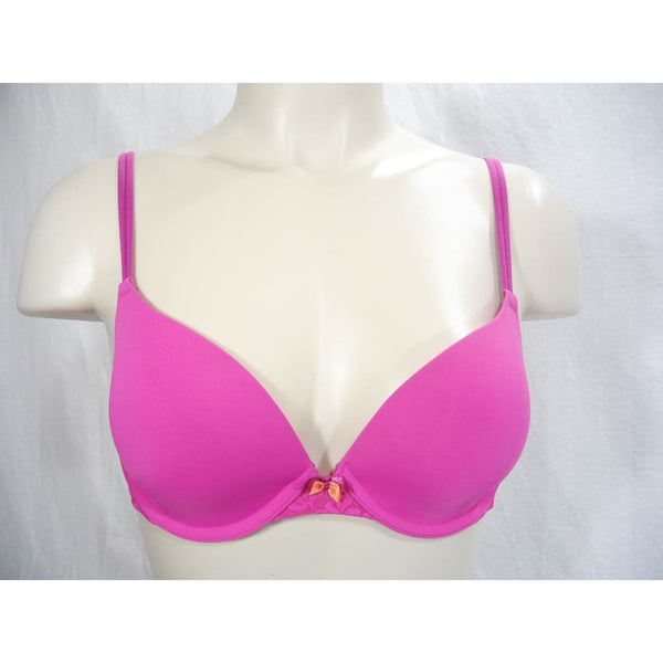 DKNY 451209 Signature Lace T-Shirt Perfect Coverage Underwire Bra 32B Pink