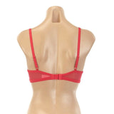 DKNY 453237 Perfect Profile Push-Up T-Shirt Underwire Bra 32C Red NWT - Better Bath and Beauty