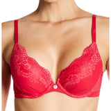 DKNY 453237 Perfect Profile Push-Up T-Shirt Underwire Bra 32D Red NWT - Better Bath and Beauty
