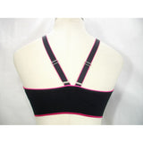 DKNY 835002 Fusion Energy Wire Free Bra Bralette SMALL Black & Pink NWT - Better Bath and Beauty