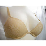 DKNY DK1023 Signature Smooth Plunge Push Up Underwire Bra 36B Nude NWT - Better Bath and Beauty