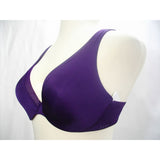 DKNY DK1024 Signature Smooth Unlined Underwire Bra 36C Deep Purple - Better Bath and Beauty