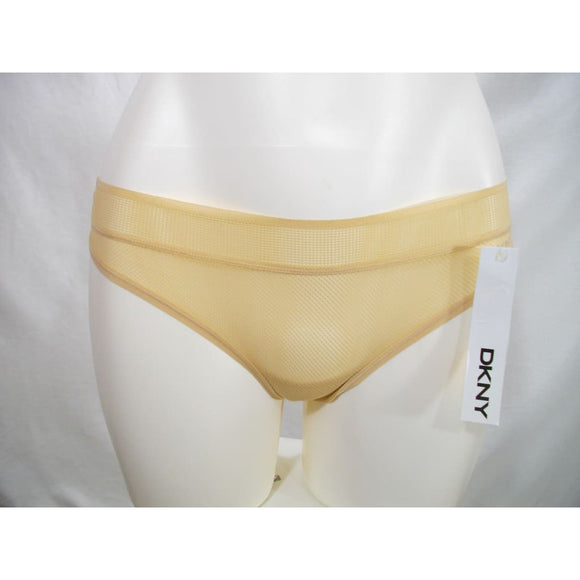 DKNY DK1031 Signature Mesh Thong SIZE SMALL Nude NWT - Better Bath and Beauty