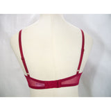 DKNY DK2006 Sheer Lace Lightweight Push Up Underwire Bra 36B Cranberry NWT - Better Bath and Beauty