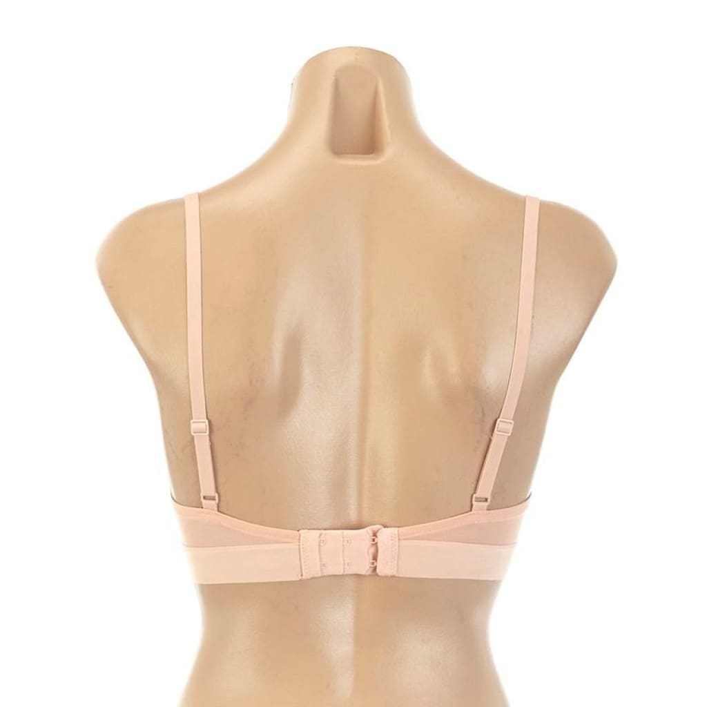 DKNY Style 458270 Women's 36DD Downtown Cotton Push-Up Bra Pink Underwire