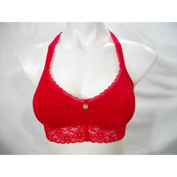 DKNY DK4801 Signature Lace T-Back Wire Free Bralette MEDIUM Red - Better Bath and Beauty
