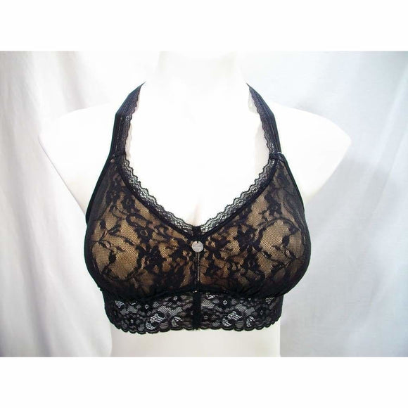 DKNY DK4801 Signature Lace T-Back Wire Free Bralette SMALL Black - Better Bath and Beauty