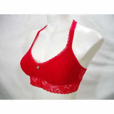 DKNY DK4801 Signature Lace T-Back Wire Free Bralette SMALL Red - Better Bath and Beauty