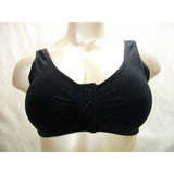 Dream Products 81455 95% Cotton Wire Free Front Snap Close Sleep Bra XL 42-44 - Better Bath and Beauty