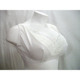 Dream Products 97034 Lace Romance Comfort 93% Cotton Wire Free Bra Size 46 White - Better Bath and Beauty