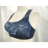 Everlast Cross Back Wire Free Sports Bra MEDIUM Navy Blazer Blue Tie-Dye NWT - Better Bath and Beauty