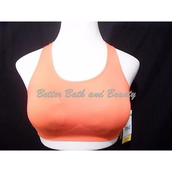 Everlast Wire Free Honeycomb Sports Bra LARGE Hot Coral NEW WITH TAGS - Better Bath and Beauty