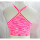 Everlast Wire Free Padded Racerback Sports Bra LARGE Fuschia Sun Space Dyed - Better Bath and Beauty