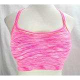 Everlast Wire Free Padded Racerback Sports Bra LARGE Fuschia Sun Space Dyed - Better Bath and Beauty