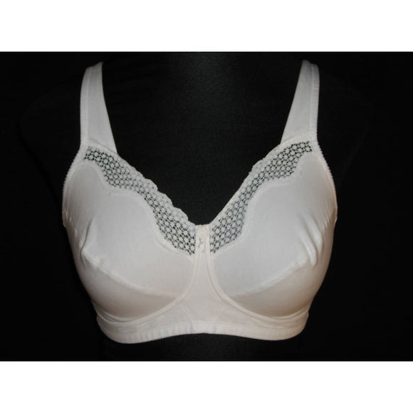Exquisite Form 535 Cotton Wire Free Bra 40C White - Better Bath and Beauty