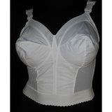 Exquisite Form 7532 Longline Posture Bra 46D White NEW WITHOUT TAGS - Better Bath and Beauty