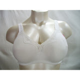 Fashion Bug 90% Cotton Lace Trim Wire Free Soft Cup Bra 38D White NWT - Better Bath and Beauty