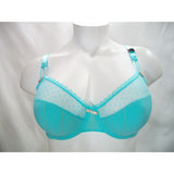 Felina 110789 Marielle Lace Full Busted Underwire Bra 38D Aruba Blue - Better Bath and Beauty