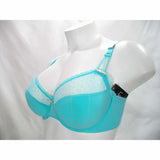 Felina 110789 Marielle Lace Full Busted Underwire Bra 38DDD Aruba Blue - Better Bath and Beauty