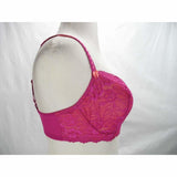 Felina 5894 Harlow Sheer Lace Full Busted Demi Underwire Bra 32DD Wild Aster - Better Bath and Beauty