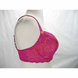 Felina 5894 Harlow Sheer Lace Full Busted Demi Underwire Bra 34DDD Wild Aster - Better Bath and Beauty