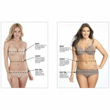 Felina 5894 Harlow Sheer Lace Full Busted Demi Underwire Bra 36DD Excalibur Gray - Better Bath and Beauty