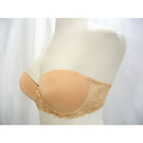 Felina 90774 Padded Push Up Strapless Underwire Bra 36C Nude WITH CLEAR STRAPS - Better Bath and Beauty
