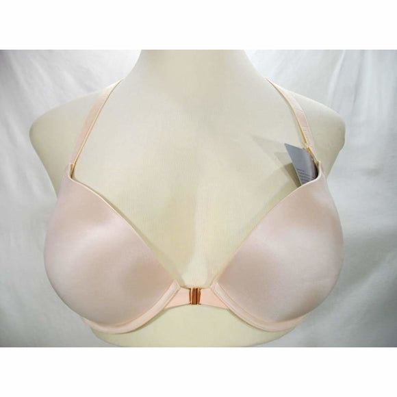 Fine Lines CV012 Converted Racerback Front-Closure Push-Up UW Bra 32D Bliss Pink NWT - Better Bath and Beauty
