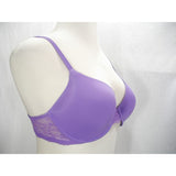 Gap Body Favorite T-Shirt Lace Trimmed Underwire Bra 34D Purple - Better Bath and Beauty
