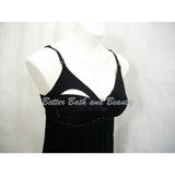 Gilligan & O'Malley Nursing Surplice Cami Camisole with Lace MEDIUM Black NWT - Better Bath and Beauty